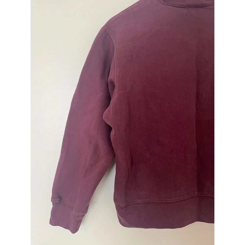 Levis Red Tab Burgundy Crewneck Sweatshirt Pullover Embroidered Logo‎ Medium